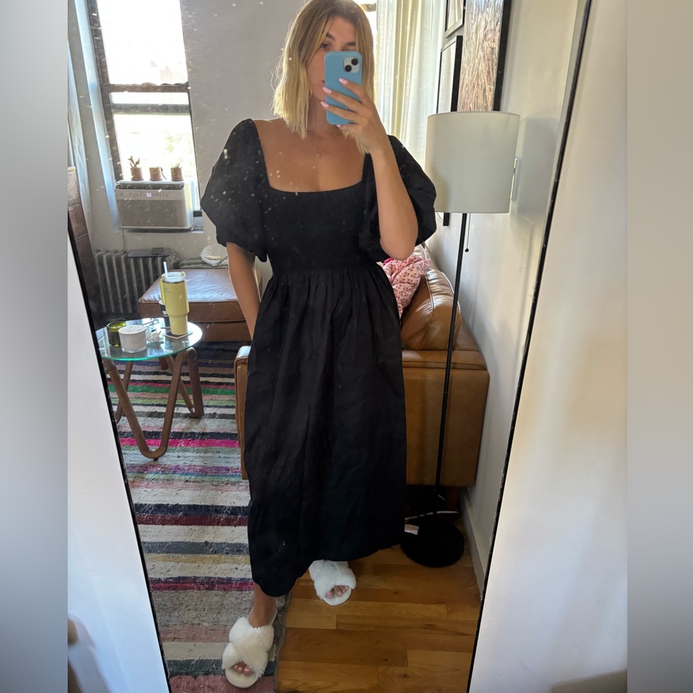 La Ligne Smocked Dress